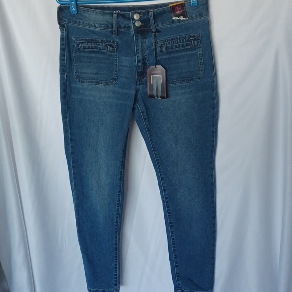 NOBO Skinny Fit Blue Denim Jeans Size 13 Stretchy Fit